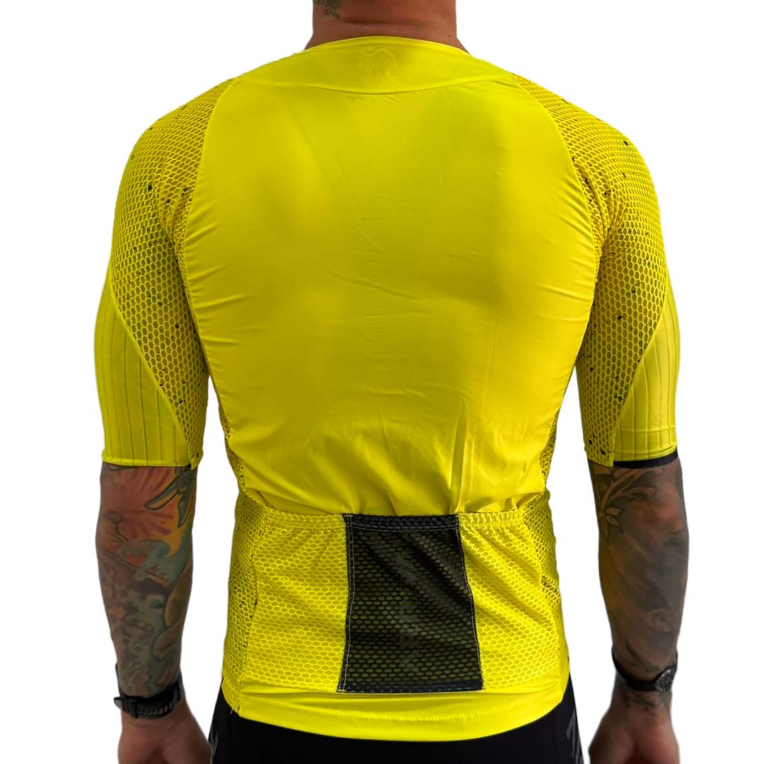Jersey Ultra Race Amarela (Sem Zíper)