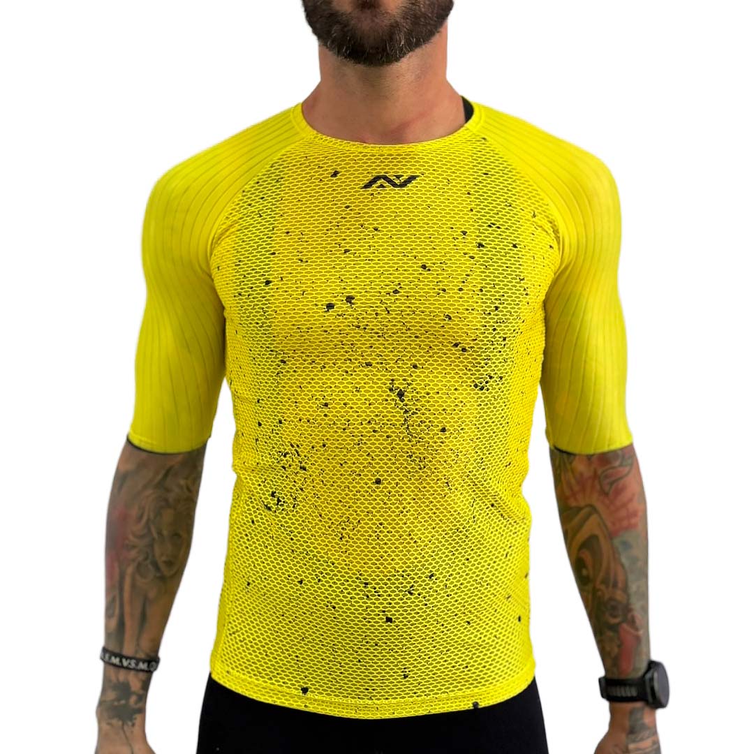 Jersey Ultra Race Amarela (Sem Zíper)