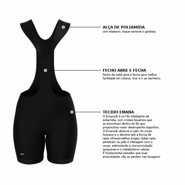 Bretelle Feminino UltraXC Preto