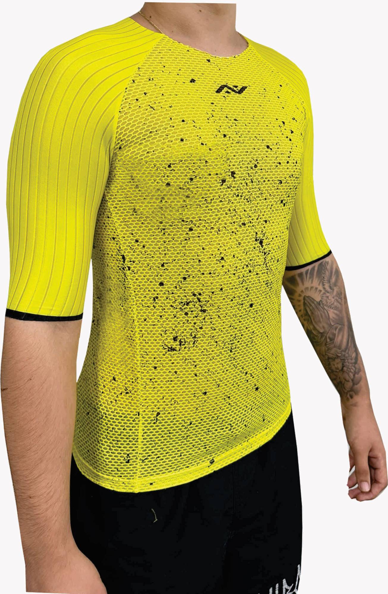 Jersey Ultra Race Amarela (Sem Zíper)