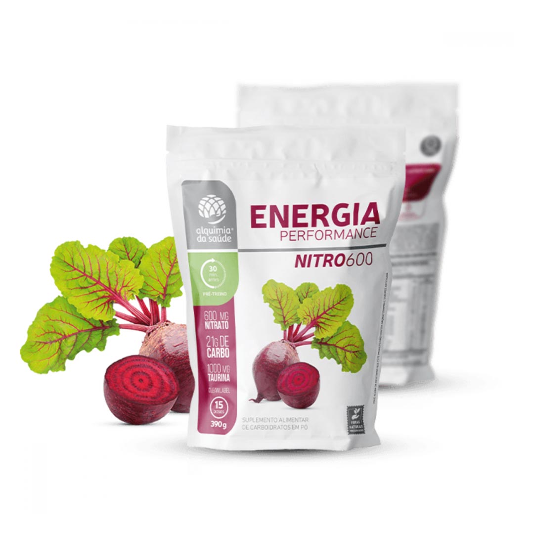 Energia Performance Nitro600 Alquimia da Saúde 390g