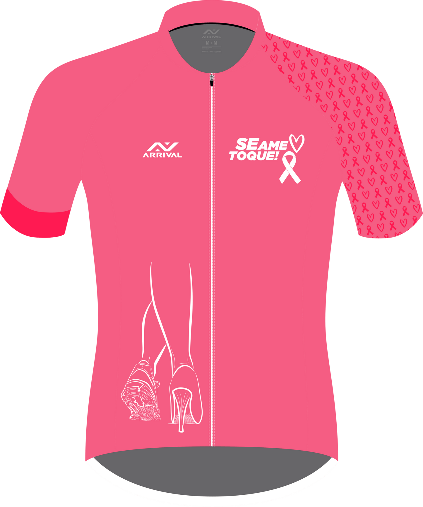 Camisa de Ciclismo Outubro Rosa + Corre Elas
