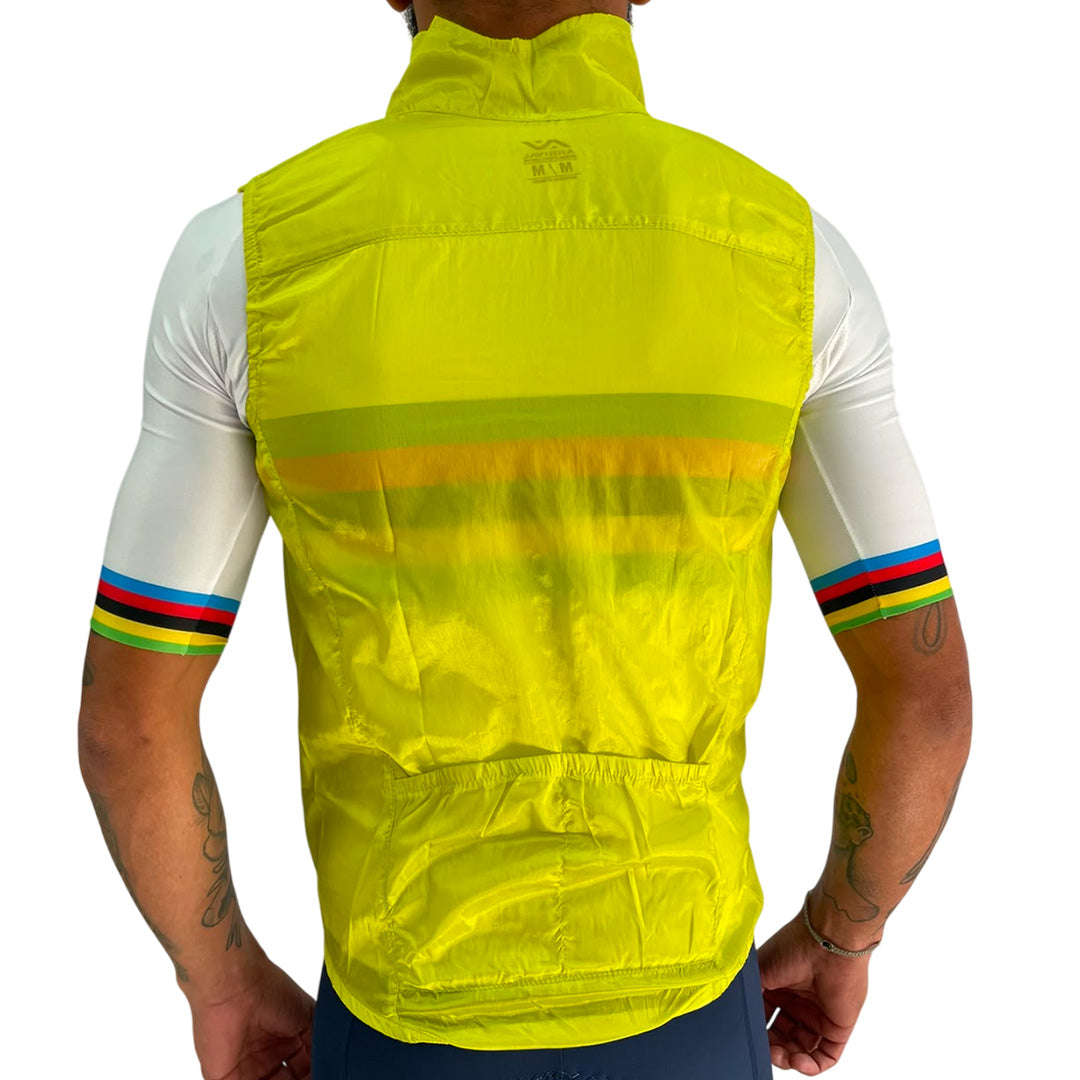 Colete Corta-Vento Amarelo
