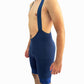Bretelle Canelado Azul com Barra de Silicone | 6h Importado