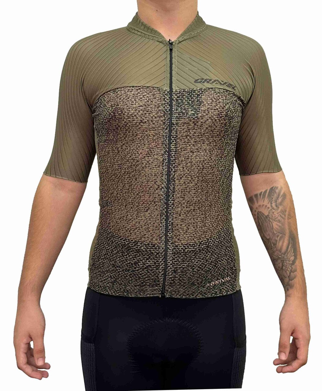 Jersey Raglan Gravel Verde