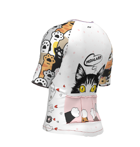 Jersey Pedal Cat Combat Feminina
