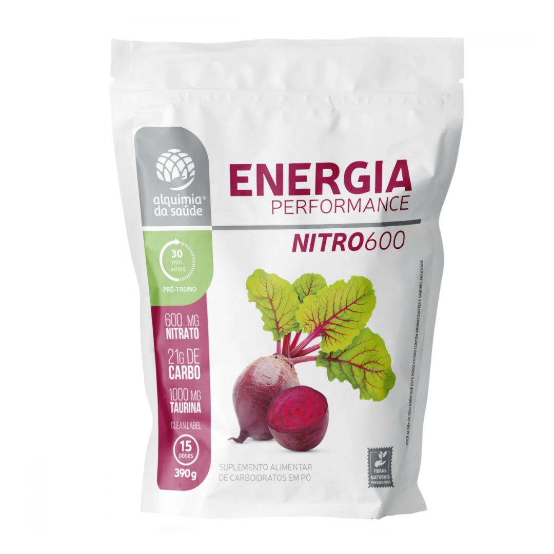 Energia Performance Nitro600 Alquimia da Saúde 390g