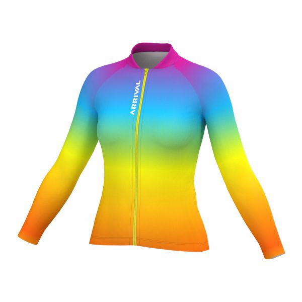 Jersey Rainbow Ultra XC Feminina – Manga Longa