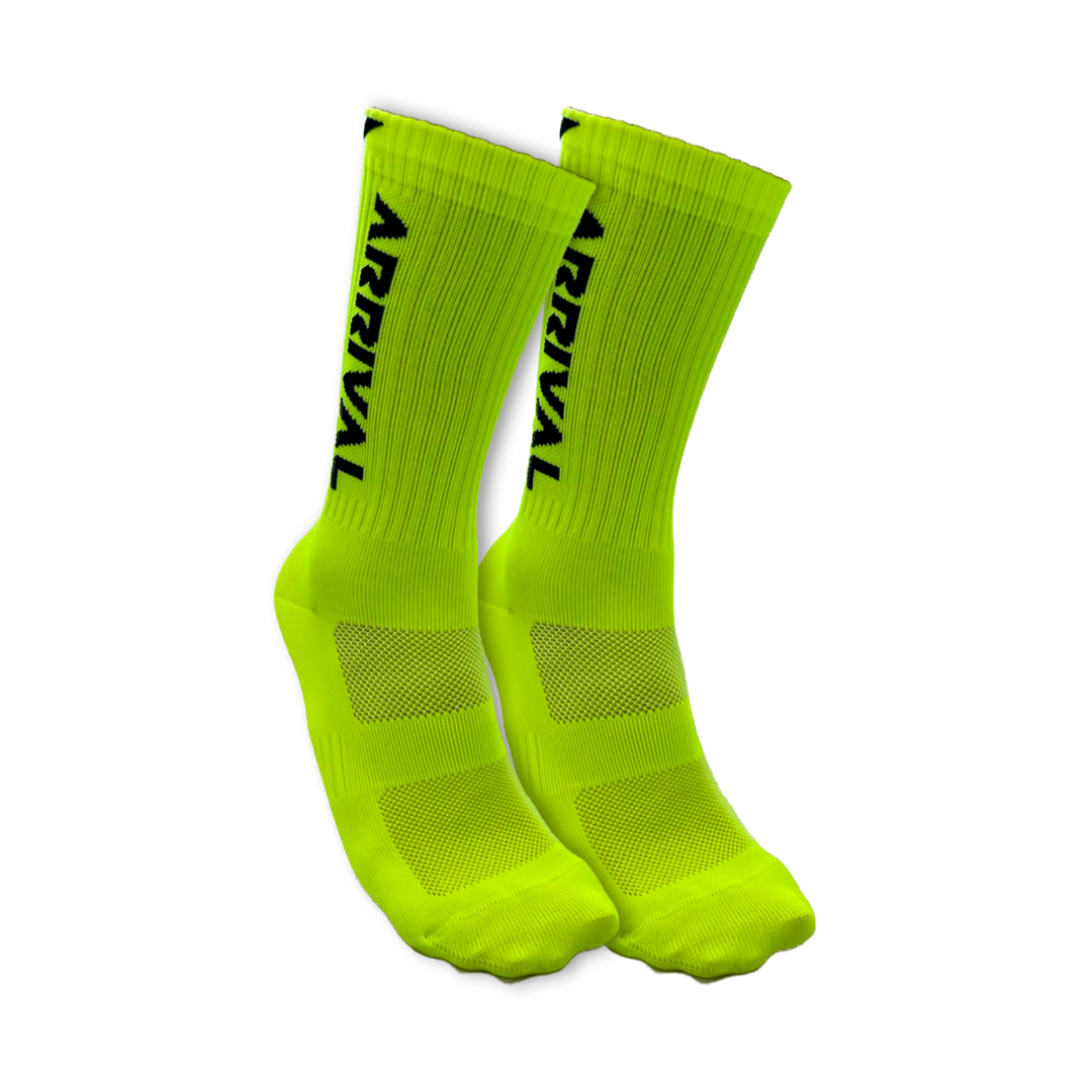 Meia Poliamida Amarelo Fluor